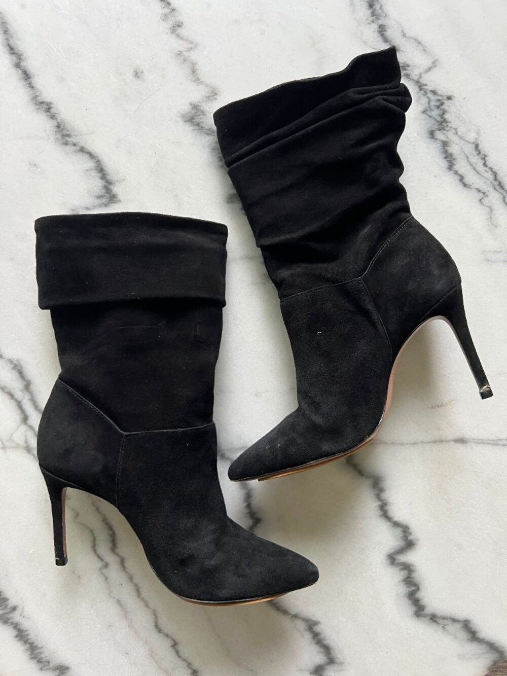 Schultz Suede Slouchy Boots